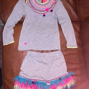 Beautiful two piece girls set